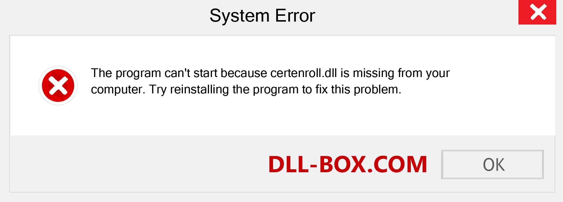  certenroll.dll file is missing?. Download for Windows 7, 8, 10 - Fix  certenroll dll Missing Error on Windows, photos, images